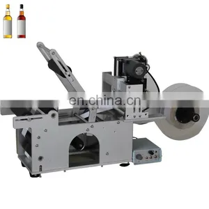 Glass Bottle Plastic Bottle Semi-automatic Self-adhesive Labeling Machine thumbnail-1
