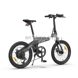 Xiaomi HIMO C20 Foldable Electric Bike 36v10ah 250w DC Motor City Ebike Light Electric Moped Pas Range 80km thumbnail-2