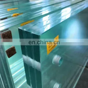 3 Layers Laminated Tempered Glass Ultra Clear Low Iron PVB SGP Multilayer Laminated Glass thumbnail-3