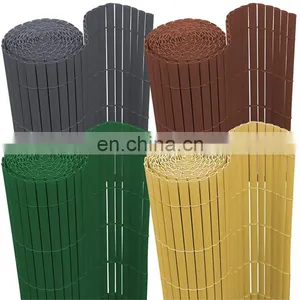 Hot Selling Bamboo Fencing 4m Roll Artificial Garden PVC Sichtschutzmatte thumbnail-2