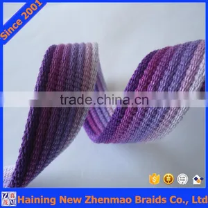 China Wholesale for Slippers Use Colored Thick Jacquard Webbing thumbnail-2