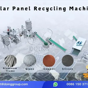 Efficient PV Panels Recycling Machine for Solar Waste Management thumbnail-1
