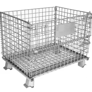 4 Sides Roll Container Roll Cage Warehouse Stillage Trolley thumbnail-2