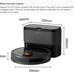 PUREROBO X7-D Robot Vacuum Cleaner With APP & Remote Control 3 In 1 Wet Dry Mopping & Sweeping & Vacuum Dust Automatic Dust Collection Function thumbnail-5