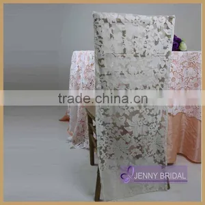 C326D Good Quantity Weeding White Lace Chair Cover Wholesale thumbnail-1