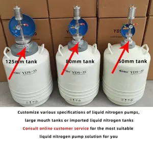 Biomedical Transfer Withdrawal Controllable Flow Rate 2-5L/min Laboratory Liquid Nitrogen Pump LWD for Liquid Nitrogen Systems thumbnail-3