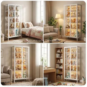 Custom Size Metal Display Cabinet | With Tempered Glass | for Commercial Use | Eco-Friendly & Durable thumbnail-5