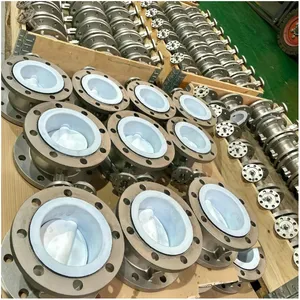 H41 Type PTFE/PFA/FEP Lined Lift Through Way Check Valve thumbnail-2