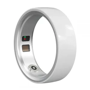 5ATM Ceramic Smart Ring Lightweight Heart Rate Blood Oxygen Sleep Stress Sports Remote Health Monitor App Control With Charging Case thumbnail-2