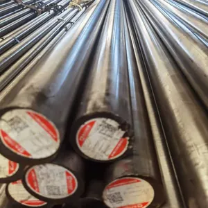 AISI ASTM 1018 1020 1045 1040 1025 1065 4140 4130 C45 St52 Ss400 A36 Flat Square Carbon Steel Rebars Rod Bar Cutting Included thumbnail-2