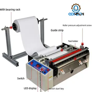 MO-Qdmdch Automatic Computerized BZ181 Roll to Sheet Cutting Machine for PVC Bubble Film Non-woven Fabric Strip Polyester Film Slitting Machin thumbnail-3