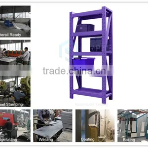 Beautiful Color Metal Storage Rack Stainless Steel Plate Shelfs thumbnail-3