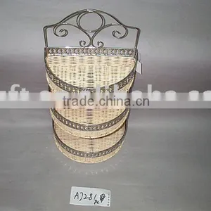 WIRE(RATTAN) BASKET thumbnail-1