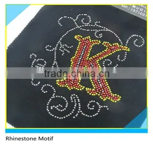 Iron on Rhinestone Design Customize Size Glass Crystal Fashion Design For Clothing thumbnail-3