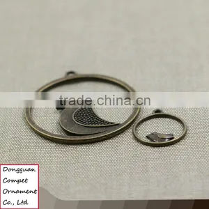 Wholesale New Products Watchman Zinc Alloy Birds Circular Pendant thumbnail-5
