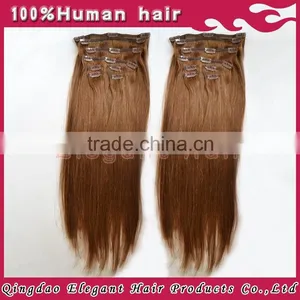 Paypal Accepted Cheapest Human Hair Clip in Hair Extensions thumbnail-6