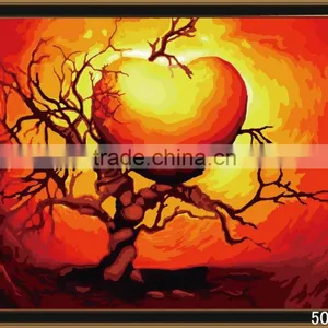 Abstract DIY Digital Painting on Canvas for Living Room 5028 thumbnail-1