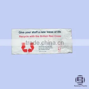 Biodegradable PE Plastic Charity Bag With Printing For Collection thumbnail-1