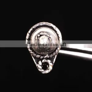 925 Solid Sterling Silver Studs Wholesale Beads thumbnail-1