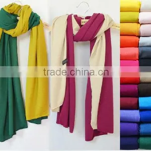 Wholesale Winter Classical Solid Color Plain Knit Jersey Scarf thumbnail-1