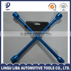 ISO9000 Certificate Cross Rim Wheel Wrench Socket Spanner of CR-V Steel thumbnail-1