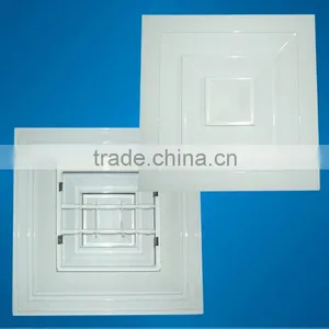 Aluminum Square Ceiling Air Diffuser thumbnail-1