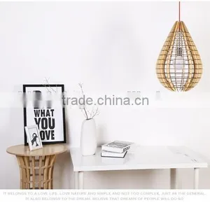 Wooden Chandelier Lamp/ Decorative Wood Pendant Lightp JK-8005B-11 LED Pendant Light thumbnail-3
