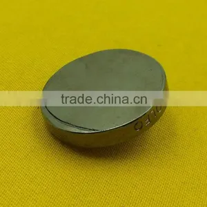 25mm Side Logo Flat Face Metal Shank Button -- MJ2638 thumbnail-5