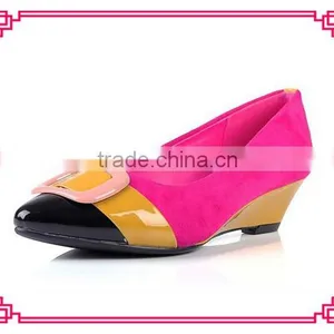 China Guangdong Wholesale Price Wedge Women Shoes thumbnail-1