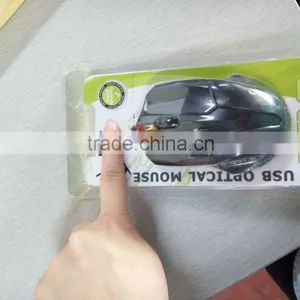 2016 Big Size Comfortable Touch Feeling Both Hands OEM Logo Wired Optical USB Mice thumbnail-3