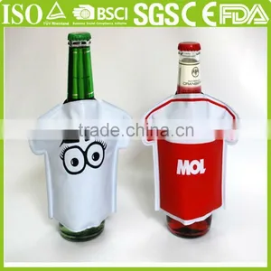 Freezable Gel Wine Bottle Cooler Freezer Pack Bag thumbnail-1