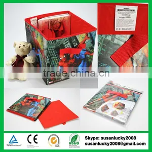 Most Popular Foldable Kids Storage Ottoman With Logo Printed (diectly From Factory) thumbnail-1