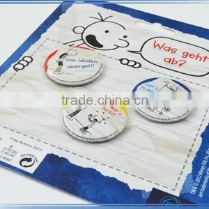 China Product Hot Sale Colorful Round Custom Plastic Pins Round Badges thumbnail-5