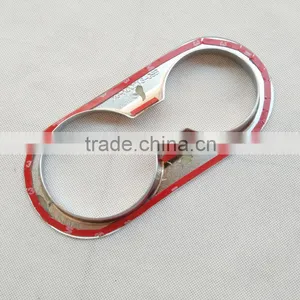 Auto Accessories ABS Chrome Water Cup Holder Trim For HYUNDAI TUCSON TL 2015 2016 thumbnail-2