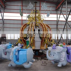 Discount Children Rides Flying Elephant for Theme Park thumbnail-5