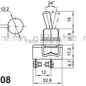 12V Plastic Toggle Switch,toggle Switch Safety Guard,illuminated Toggle Switch thumbnail-2