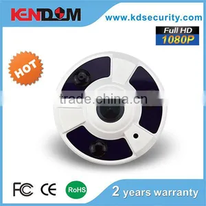 2,3,4 Megapixel HD Fishey IP Network Camera 3PCS IR Array With Clear Night Vision H.265 IP Camera POE thumbnail-1