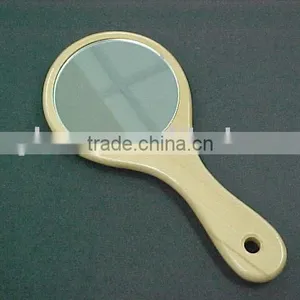 Wooden Hair Salon Hand Mirror thumbnail-1