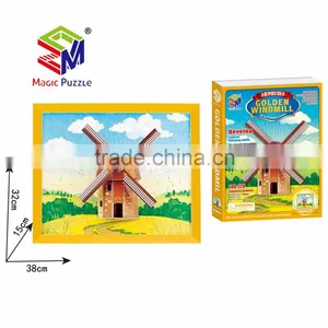 3D Dragon Boat Wall Decoration Puzzle Frame From China thumbnail-3