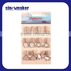 Fashion Mini Wooden Craft Pegs/wooden Clothpin thumbnail-4