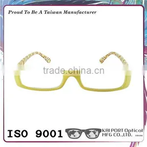 Vivid Color and Plaid Pattern Eyeglass Frame thumbnail-2