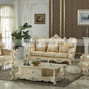 Recliner Sofa Mechanism Antique Wood Sofa Frame High End Restaurant Furniture thumbnail-5