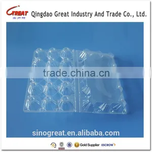 Transparent Pet Egg Tray 10 Eggs Tray thumbnail-6
