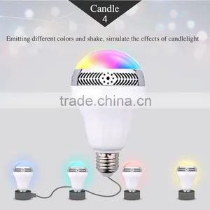 Bluetooth Smart RGBW LED Light Bulb Speaker thumbnail-4