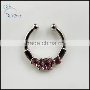 Fashion Septum Clicker Nose Ring Septum Piercing for Indian thumbnail-2