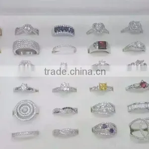 2016 Hot Sale Sterling Silver Jewelry, 925 Silver Ring Diamond, Factory Direct Sale S925 Ring Jewelry For Wedding thumbnail-3