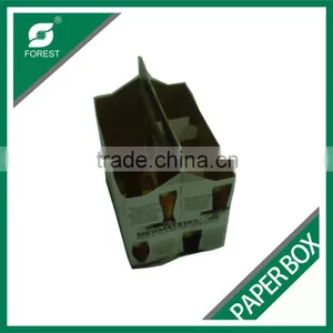 CUSTOM MADE KRAFT PAPERBOARD SIX PACK HOLDER FOR SALE thumbnail-2