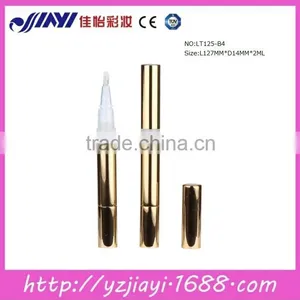 LT125-B4 Glossy GOLD Empty Twist Mechanism Lip Gloss Pen thumbnail-1