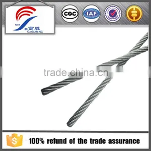 1x7 China Factory Good Price Stainless Steel Cable Wire Rope for Sale thumbnail-1