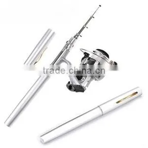 1 Meter Pen Style Fishing Rod Spinning Wheel Portable Mini Pen Fishing Rod Pole Kit H3 thumbnail-1